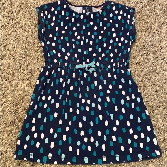 Gymboree blue polka dot dress